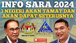 INFO SARA 3 NEGERI AKAN TAMAT SARA TAPI AKAN DAPAT SARA LAIN [upl. by Wilkey]