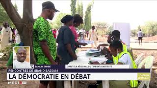 Rencontre de Grand Bassam  Faire vivre la démocratie en Afrique [upl. by Assed]