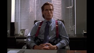 American Psycho  Office Interrogation  1080 HD [upl. by Marcella90]