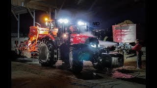 New Case IH Maxxum 135 amp Kuhn Venta 3030  Groupe David [upl. by Julietta475]