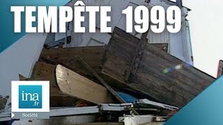 Tempête 1999 dans le Nord et lEst de la France  Archive INA [upl. by Idner299]