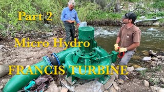 MicroHydro Francis Turbine Part 2 [upl. by Bander]