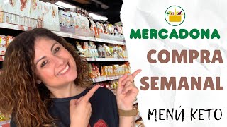 🛒Compra Menú KETO semanal MERCADONA🛒 ¿Cuanto me gasto ¿Qué elegir [upl. by Ytissac]