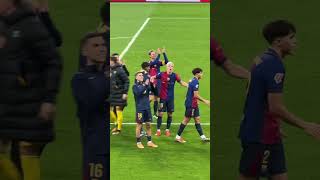 Barcelona Epic Celebration After Winning El Clasico Against Real Madrid viscabarca [upl. by Eleen]