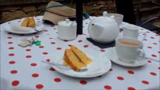 Afternoon Tea at BampB Windrush House in Broadway Cotswolds コッツウォルズのBampBでアフタヌーンティー [upl. by Azenav]