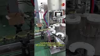 How is glass jar vacuum capping machine working [upl. by Eachern]