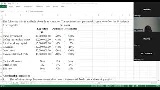 Scenario Analysis and Cost Estimation Video 1 [upl. by Afaw]