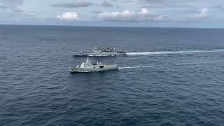 India amp Oman conduct naval drills NaseemAlBahr off coast of Goa  Sputnik Bharat [upl. by Heymann]