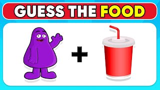 Guess The Food By Emoji  Food And Drink Emoji Quiz [upl. by Abeh]