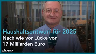 Haushaltsentwurf 2025 Informationen und Einschätzungen von Erhard Scherfer  170724 [upl. by Kermit]