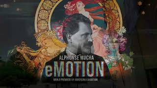 Alphonse Mucha  eMotion immersive exhibition  worldpremiere Prague 2022 [upl. by Aicilaf]