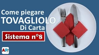 Come piegare tovaglioli di carta per Natale [upl. by Enelyar]