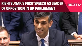 Rishi Sunaks First Speech As Leader Of Opposition In UK Parliament quotSorryquot [upl. by Eseilenna887]