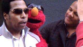 Elmo Sings Sesame Street Song with Beatboxer [upl. by Eelyr]