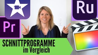 Videoschnittprogramme im Vergleich iMovie  Rush  Premiere Pro  Final Cut Pro X [upl. by Soinski]