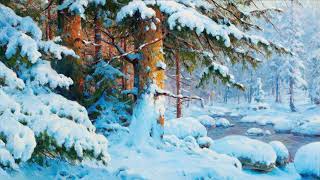 5 MAJESTIC SNOWCOVERED PINE TREE ARTWORKS FOR YOUR LIVING ROOM FRAME TV [upl. by Ahsiela]