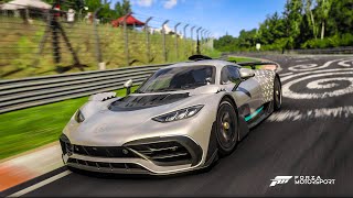 Forza Motorsport  Mercedes AMG One Nurburgring Nordschleife World Record Attempt [upl. by Burdett]