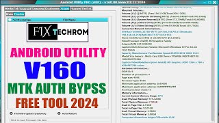 Android Utility Pro Tool v16000  MTK META TOOL LATEST VERSION  FREE AUTH BYPASS TOOL 2024 [upl. by Atnwahs816]