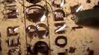 Hand Engraving lettering Brannen gold flute part 4 of 4 [upl. by Ramhaj124]