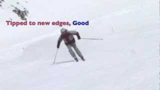 Ski Practice 2 Parallel edge changes Transitions and Releasing Harald Harb Ski Lessons [upl. by Otrebogir]