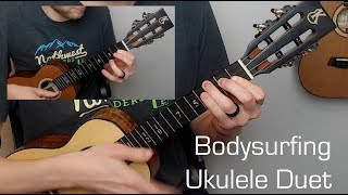 Bodysurfing  Ukulele Duet Tutorial [upl. by Armin]