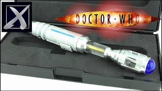 DOCTOR WHO CT 10th Doctor UE Sonic Screwdriver Prop Replica Review  Votesaxon07 [upl. by Irotal]