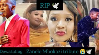 Ayanda Ntanzi amp Dumi Mkokstad s emotional amp moving tribute 2 Zanele Mbhokazi at Ukhozi FM VIDEO [upl. by Ydnih]