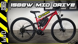 The Cleanest MidDrive Ebike  Full Build [upl. by Ycram]