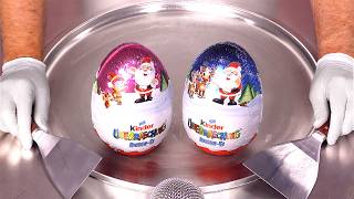 ASMR Kinder Giant Surprise Egg Unwrapping at 30°C Satisfying Flavor Reveal [upl. by Trainer310]