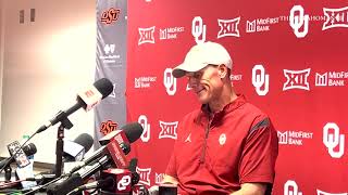 OU footballs Brent Venables Drake Stoops reaction to losing final Bedlam game vs Oklahoma State [upl. by Croydon]