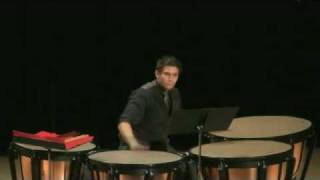 Sonata for Timpani Mvt II by John Beck [upl. by Assenna]