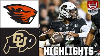 Oregon State Beavers vs Colorado Buffaloes  Full Game Highlights [upl. by Odnalro]