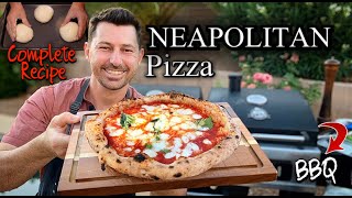 How to BBQ Perfect Pizza Neapolitan in The Grill  Full DOUGH Recipe [upl. by Na]