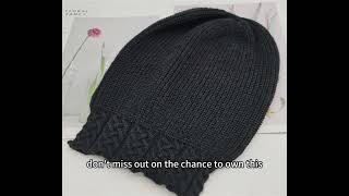 Pure Colour Beanie China Manufacturer Embroidered Beanie Caps Wholesale Slouchy Hat [upl. by Ynaittirb554]