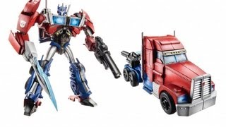 Optimus Prime  TF Prime First Edition Voyager Class [upl. by Farmann]