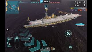 World of Warships Blitz  Tier 6 German Aircraft Carrier Weser 19 [upl. by Ener588]