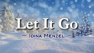 Let It Go  KARAOKE VERSION  As popularized by Idina Menzel [upl. by Merrilee]