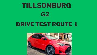 Tillsonburg G2 Drive Test Route Route 1 [upl. by Norvol]