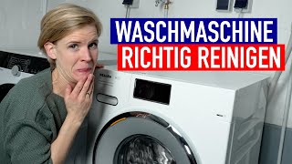 Waschmaschine RICHTIG REINIGEN  So gehts [upl. by Arev]