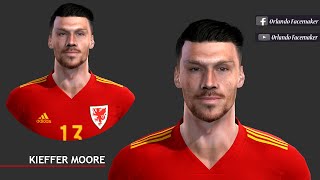 🔴 Kieffer Moore Face By Orlando Facemaker  PES 2013 [upl. by Munniks]