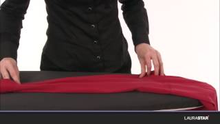 Laurastar  How to iron a silk blouse [upl. by Ailimac273]