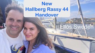 New Hallberg Rassy 44 Handover from Ellös Sweden Sailing Breezy Ep 2 HD 1080p [upl. by Emlen533]