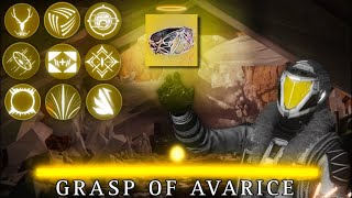 Grasp of Avarice But this Exotic Picks My Loadout [upl. by Asetal]