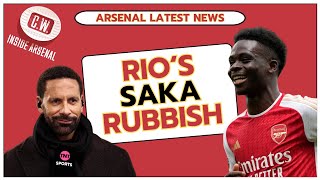 Arsenal latest news Rios Saka rubbish  Tierneys comments  Vieira boost  Nketiahs future [upl. by Sil]