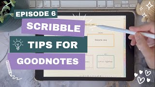 ✏️👀 How to use apple Scribble in goodnotes  GoodNotes 6 Tutorial  iPad Planner  Apple Pencil [upl. by Lebasiram652]