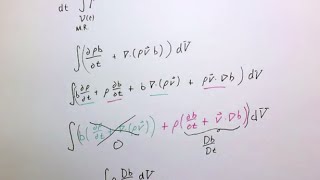 Material derivative and Leibniz rule [upl. by Yessej]