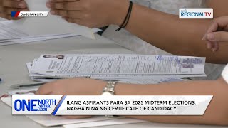 One North Central Luzon Ilang aspirants para sa 2025 Midterm Elections naghain na ng COC [upl. by Panayiotis]