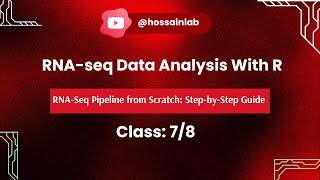 RNASeq Analysis with R  RNASeq Pipeline from Scratch StepbyStep Guide 78 [upl. by Aivle]