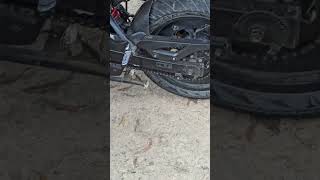 Rear tyre ns200 lovers youtubeshorts [upl. by Armando]