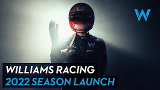 2022 Season Launch  Williams Racing [upl. by Anirad]